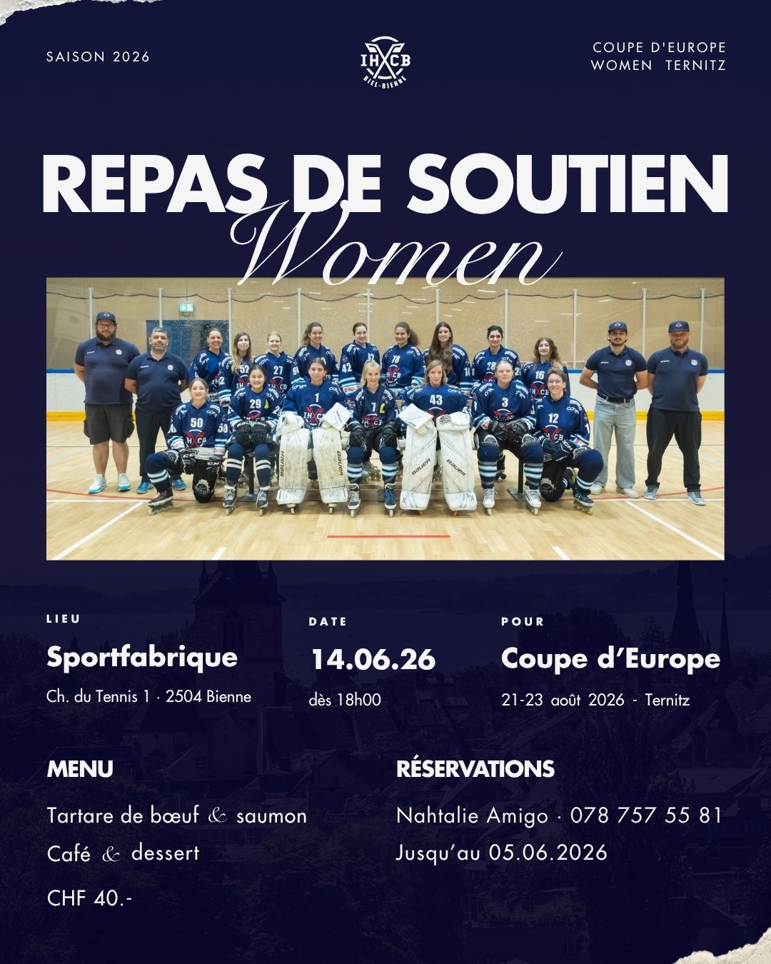 Lire la suite à propos de l’article Repas de soutien – Equipe Women
